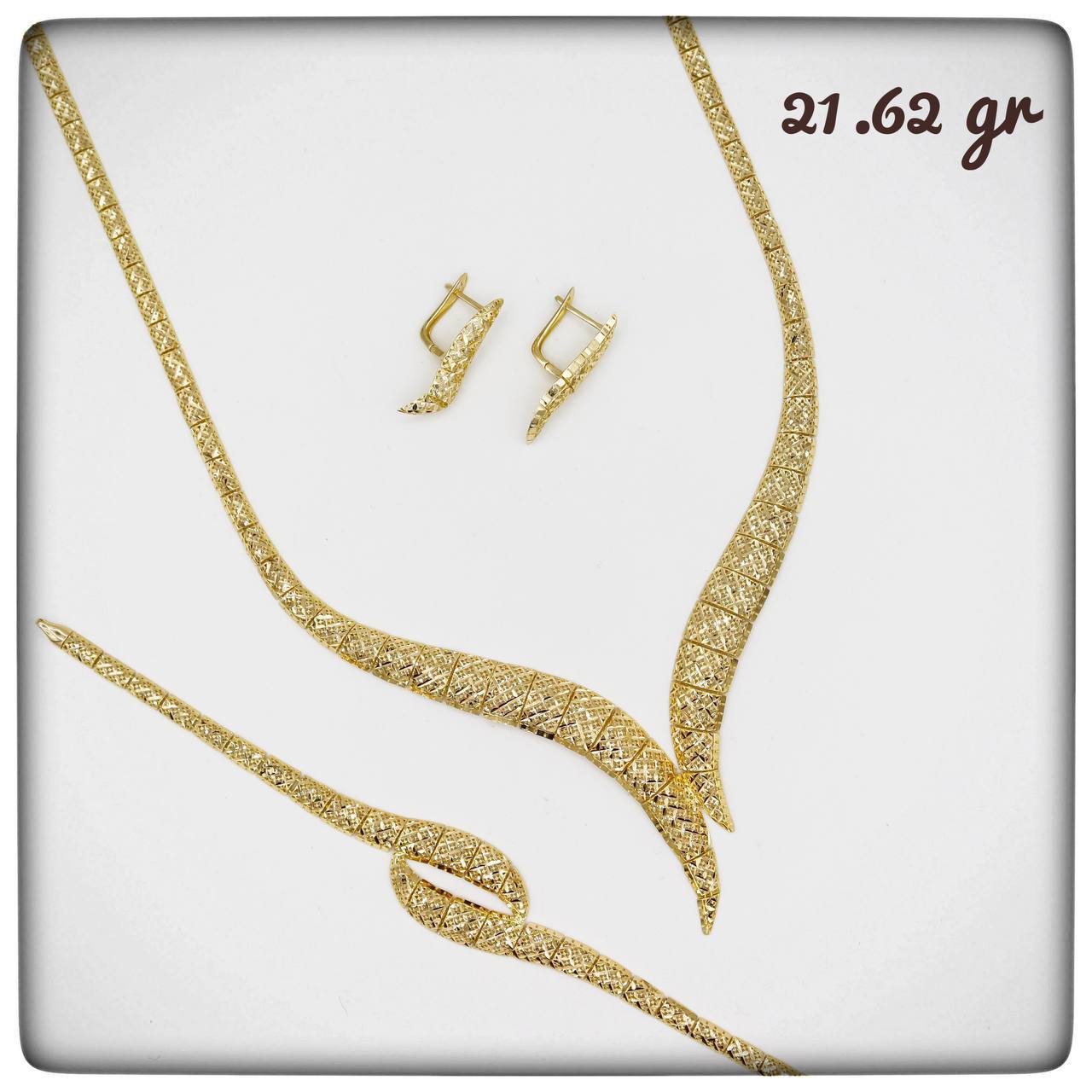 سرویس کریستال آبشاری زرد