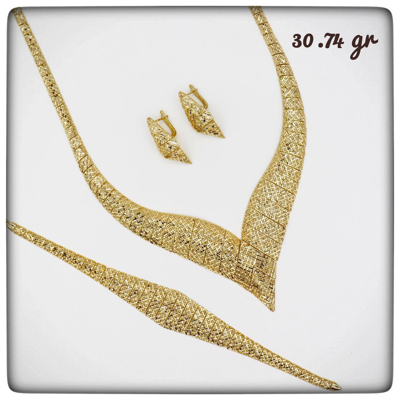 سرویس کریستال زرد