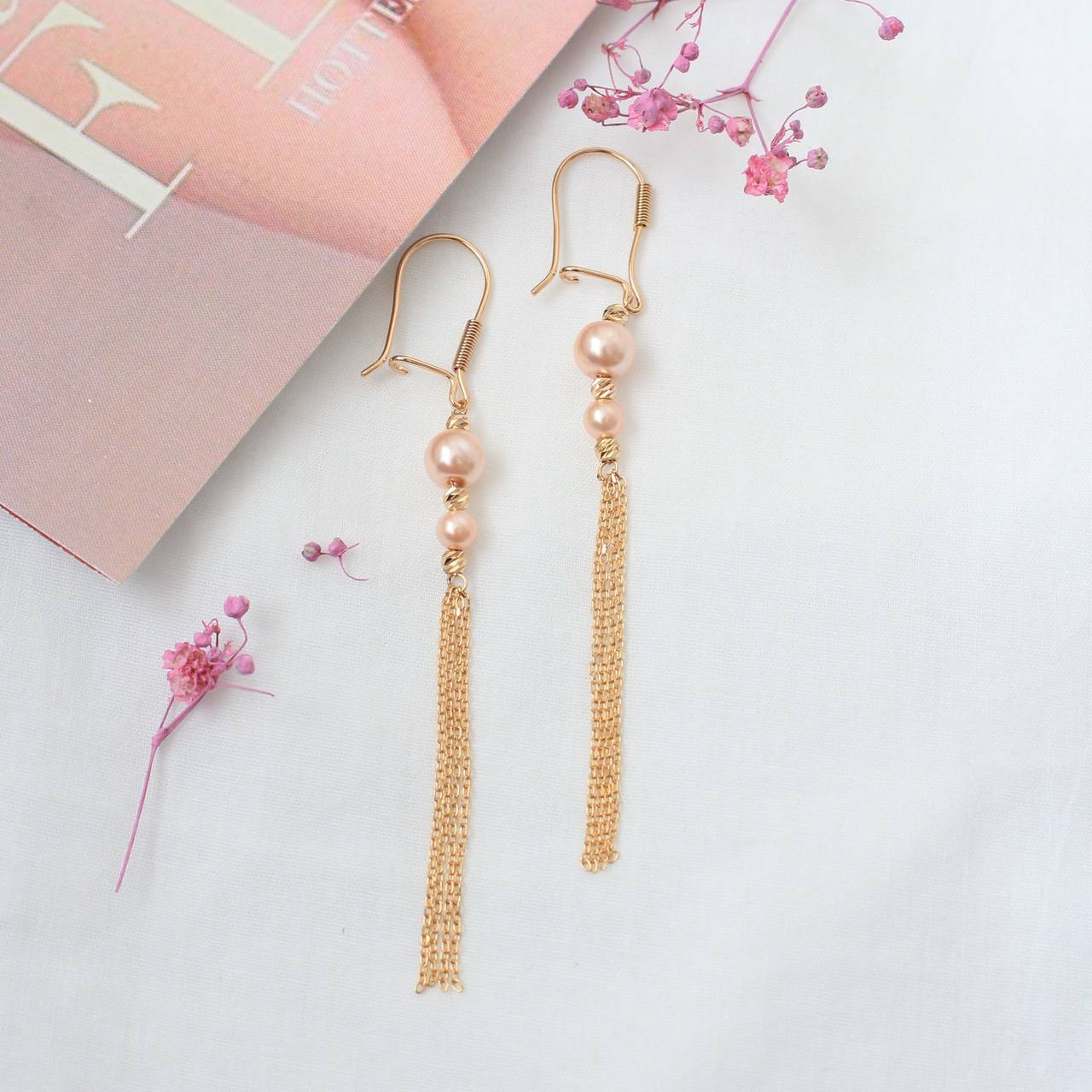 گوشواره مروارید زرنگار 97788